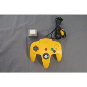 Nintendo 64 Yellow Controller NUS-005 Official N64 OEM